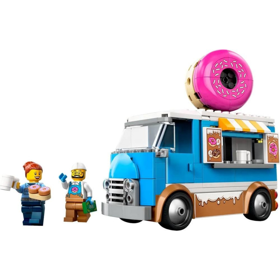 Конструктор Грузовик с пончиками LEGO 60452, 196 деталей