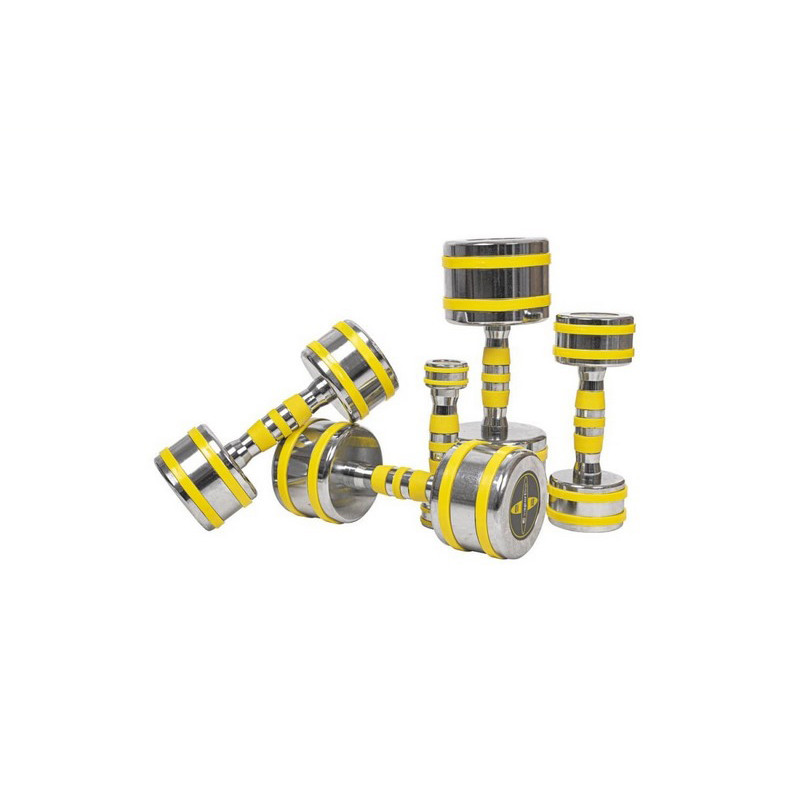 Хромована гантель Yellsteel inSPORTline 20841, 12 кг