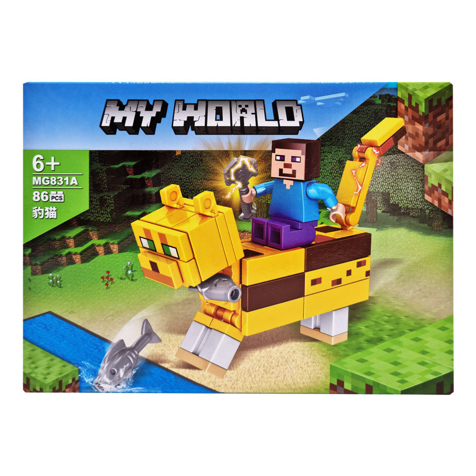 Дитячий конструктор Майнкрафт Bambi MG831-A 86 деталей