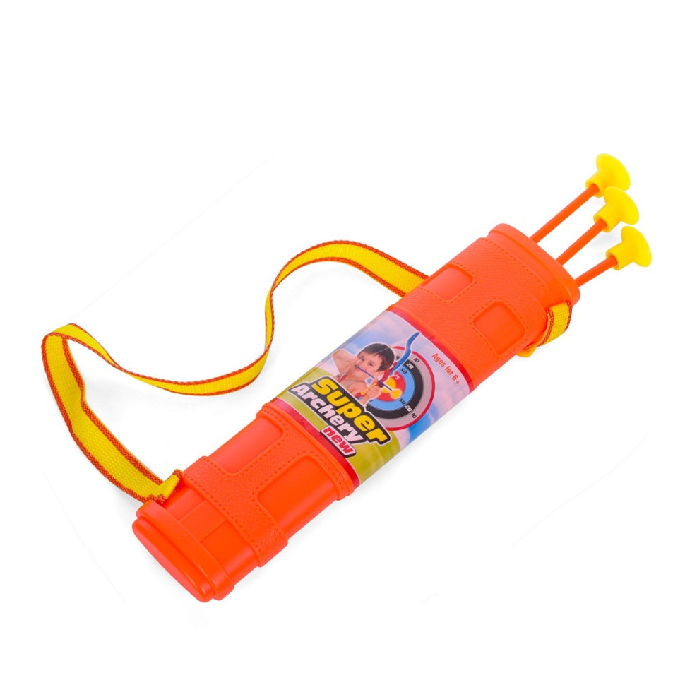 Игрушечный лук Limo Toy М 0009, 3 стрелы на присосках, колчан