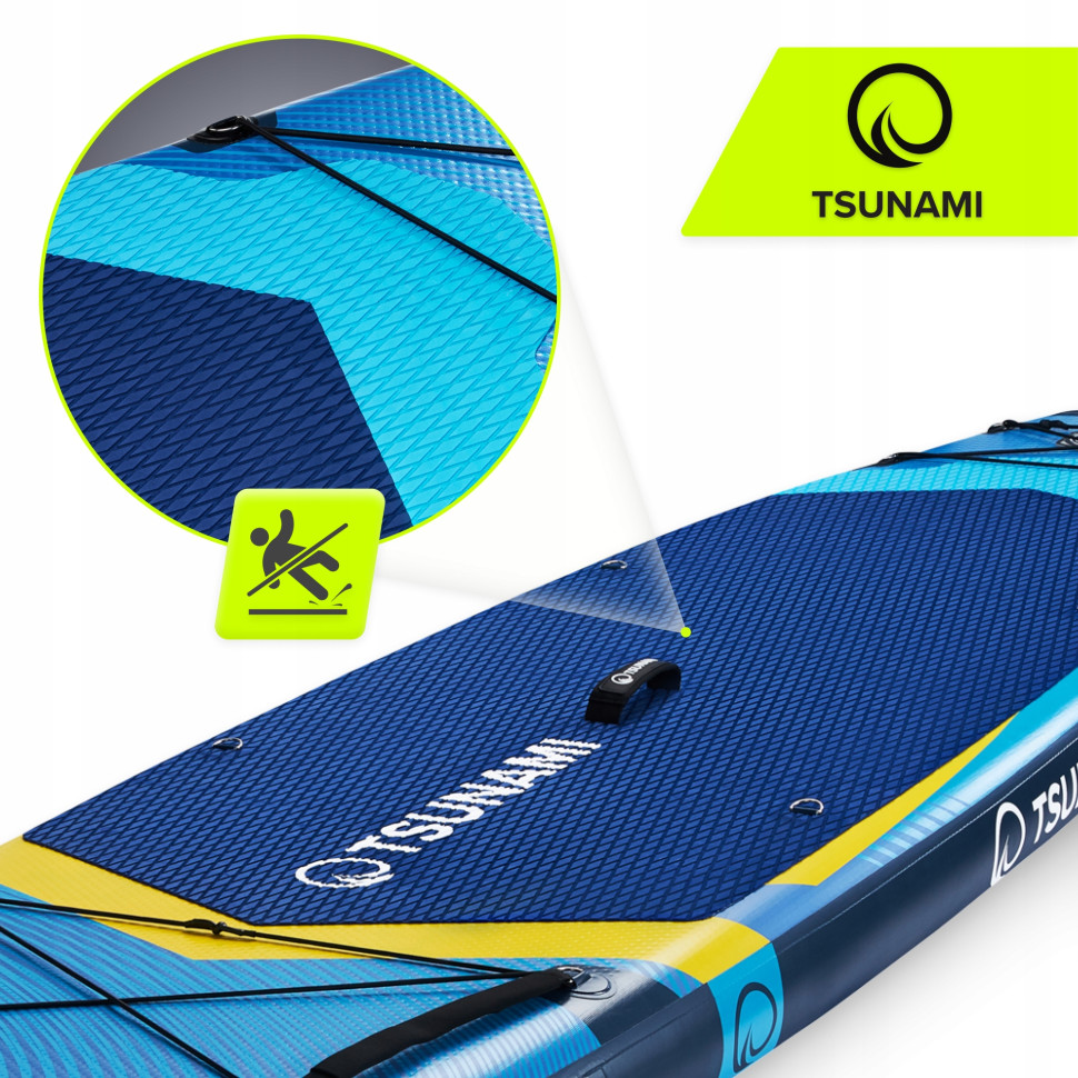 Надувная SUP доска PRO TSUNAMI P-5905973405614 с веслом 350 см
