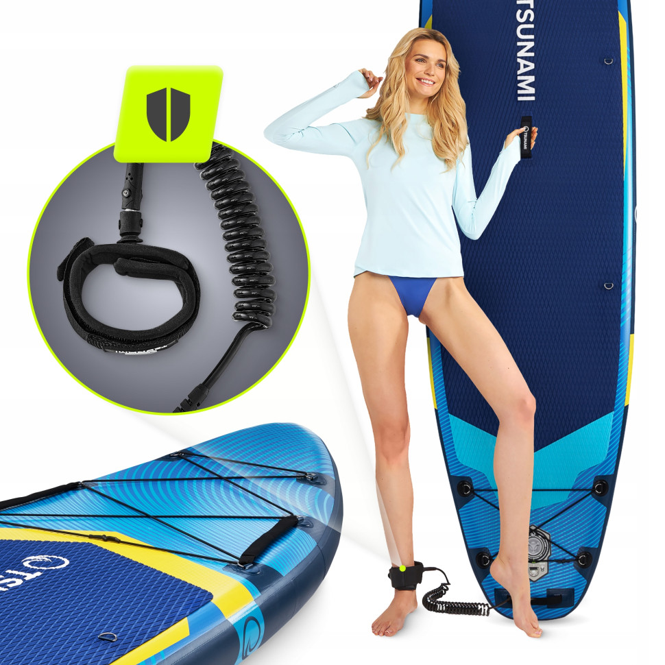 Надувная SUP доска PRO TSUNAMI P-5905973405614 с веслом 350 см