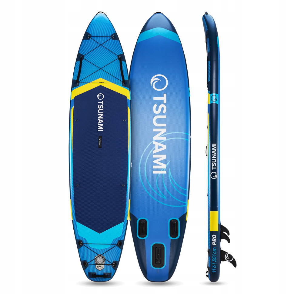 Надувная SUP доска PRO TSUNAMI P-5905973405614 с веслом 350 см