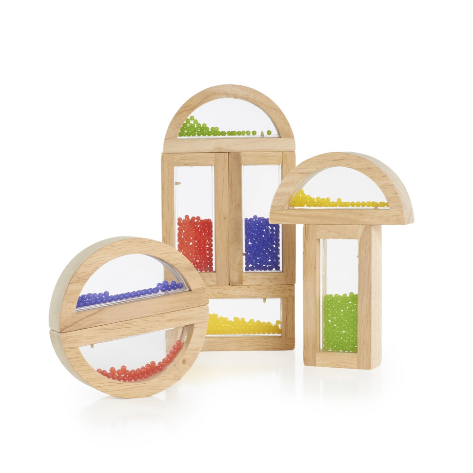 Кубики Block Play Намистини Guidecraft G3012, 14 см, 8 шт