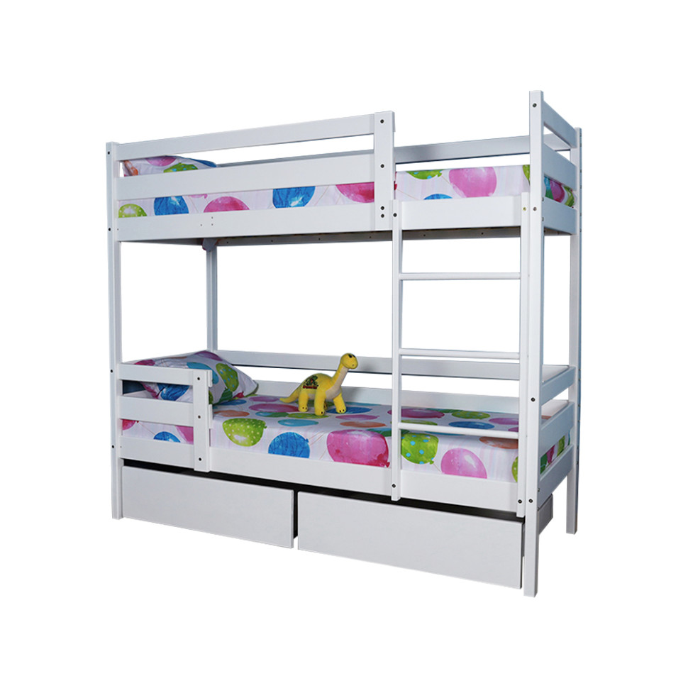 Двоярусне ліжко з ящиками SportBaby babyson 6, 80x190см