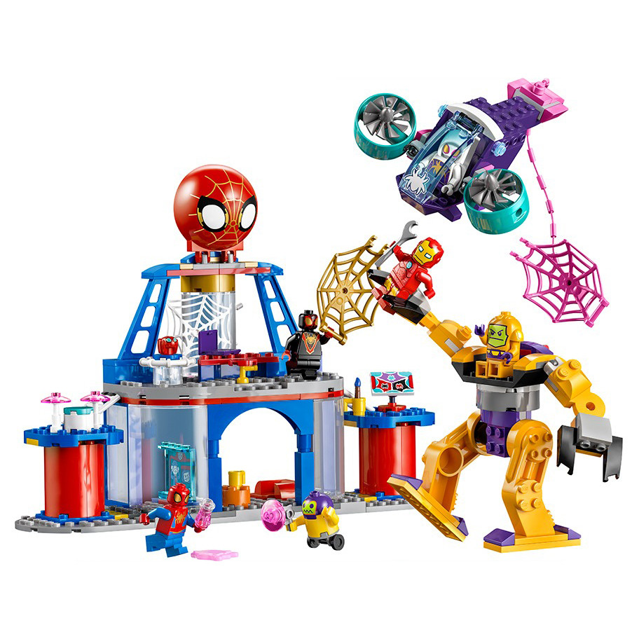 Конструктор LEGO Spidey Паутинная штаб-квартира команды Паука 10794, 193 детали
