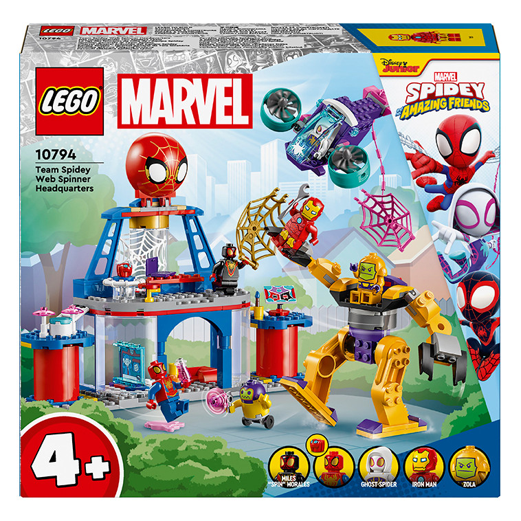 Конструктор LEGO Spidey Паутинная штаб-квартира команды Паука 10794, 193 детали