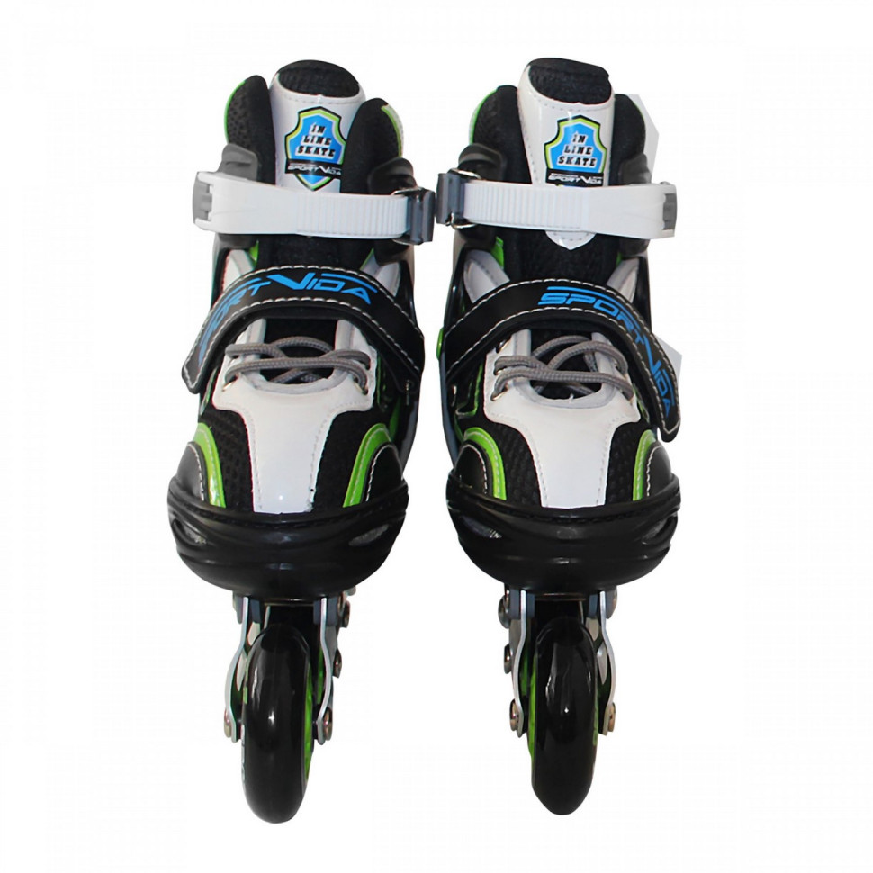Роликовые коньки SportVida 4 в 1 SV-LG0034 размер 31-34 Black-Green-White