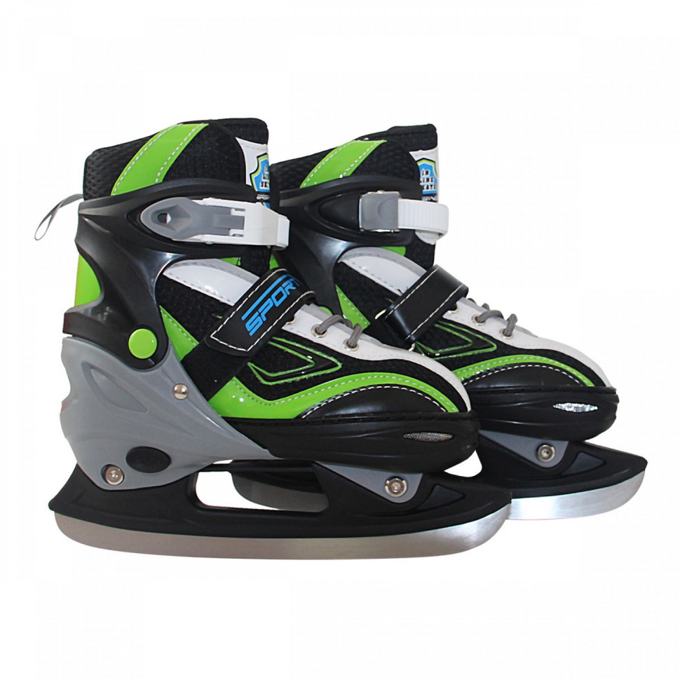 Роликовые коньки SportVida 4 в 1 SV-LG0034 размер 31-34 Black-Green-White