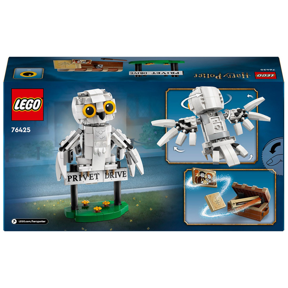 Конструктор Lego Harry Potter Гедвіґа на Тисовій вулиці 4, 76425, 337 деталей