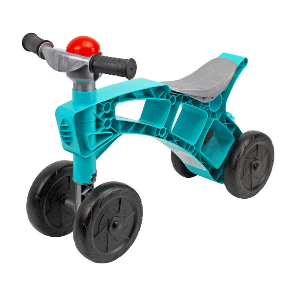 Дитяча каталка-ролоцикл ТехноК 1669TXK пластик, бірюзовий