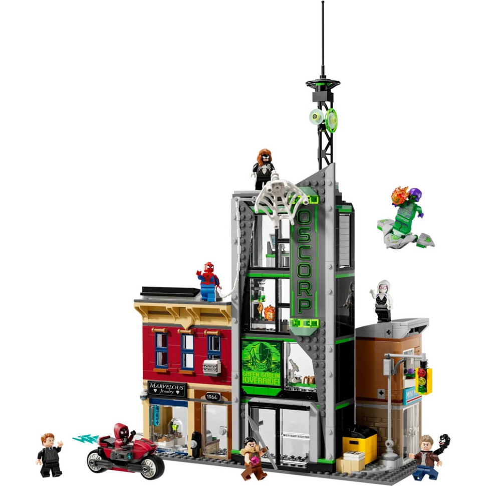 Конструктор Super Heroes Людина-павук проти Оскорпа LEGO 76324, 808 деталей