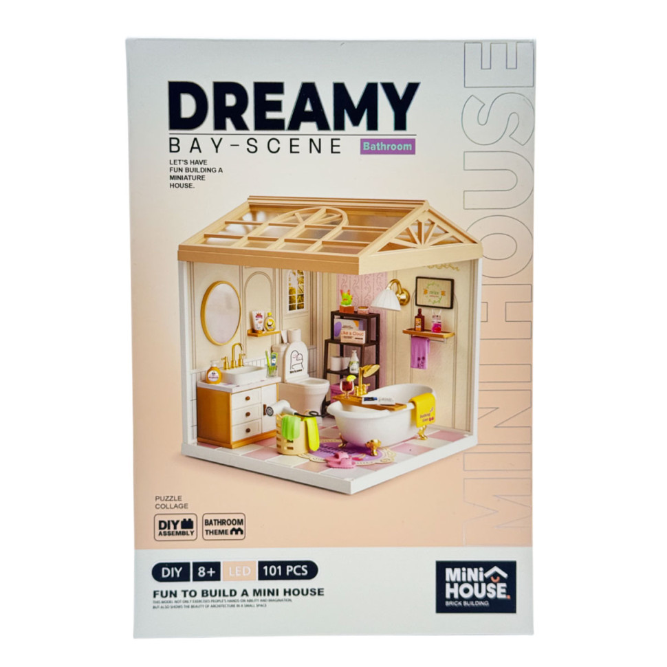 Конструктор-румбокс Ванна кімната Mini House 8009-MH серії 