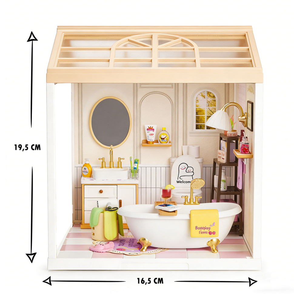 Конструктор-румбокс Ванна кімната Mini House 8009-MH серії 