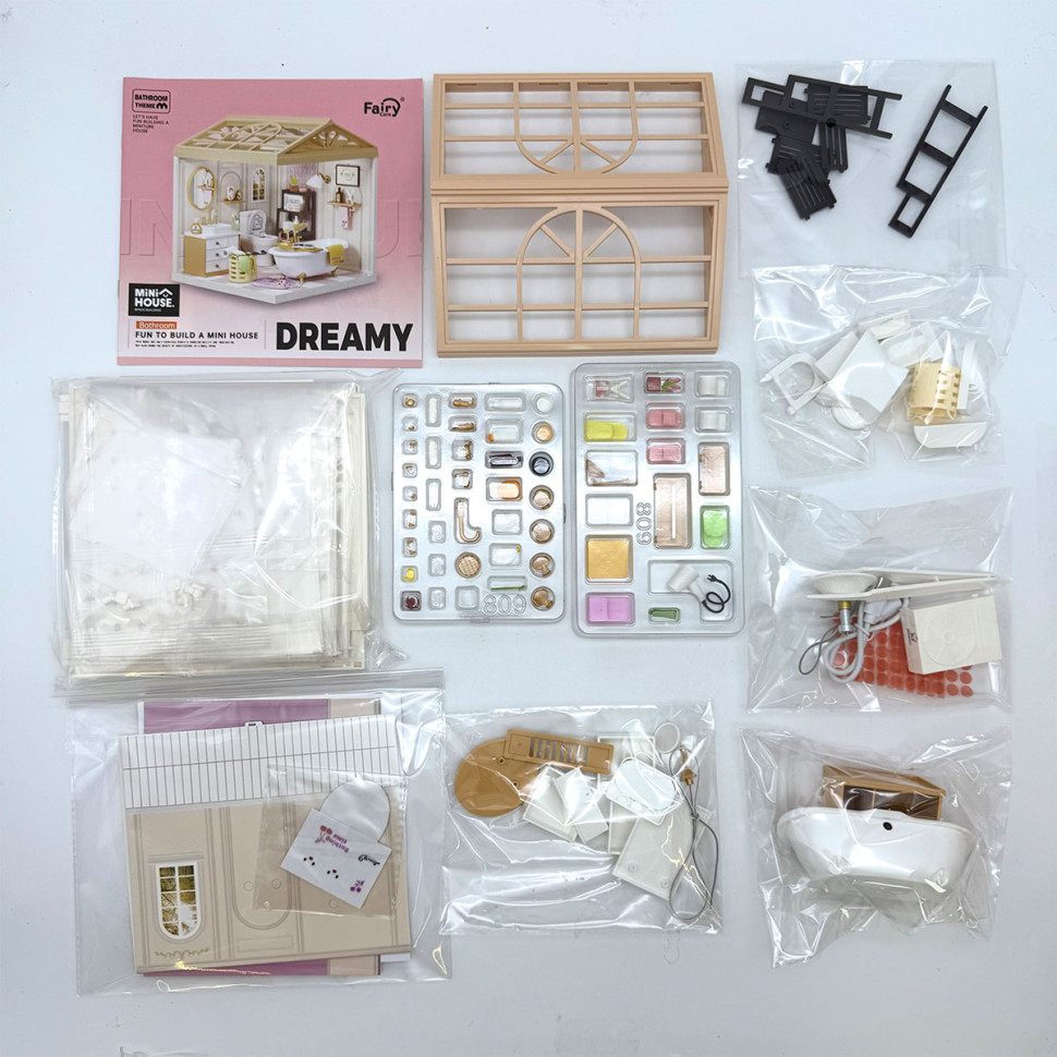 Конструктор-румбокс Ванна кімната Mini House 8009-MH серії 