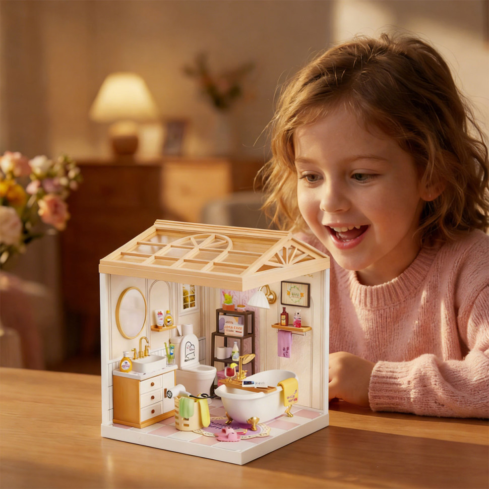 Конструктор-румбокс Ванна кімната Mini House 8009-MH серії 