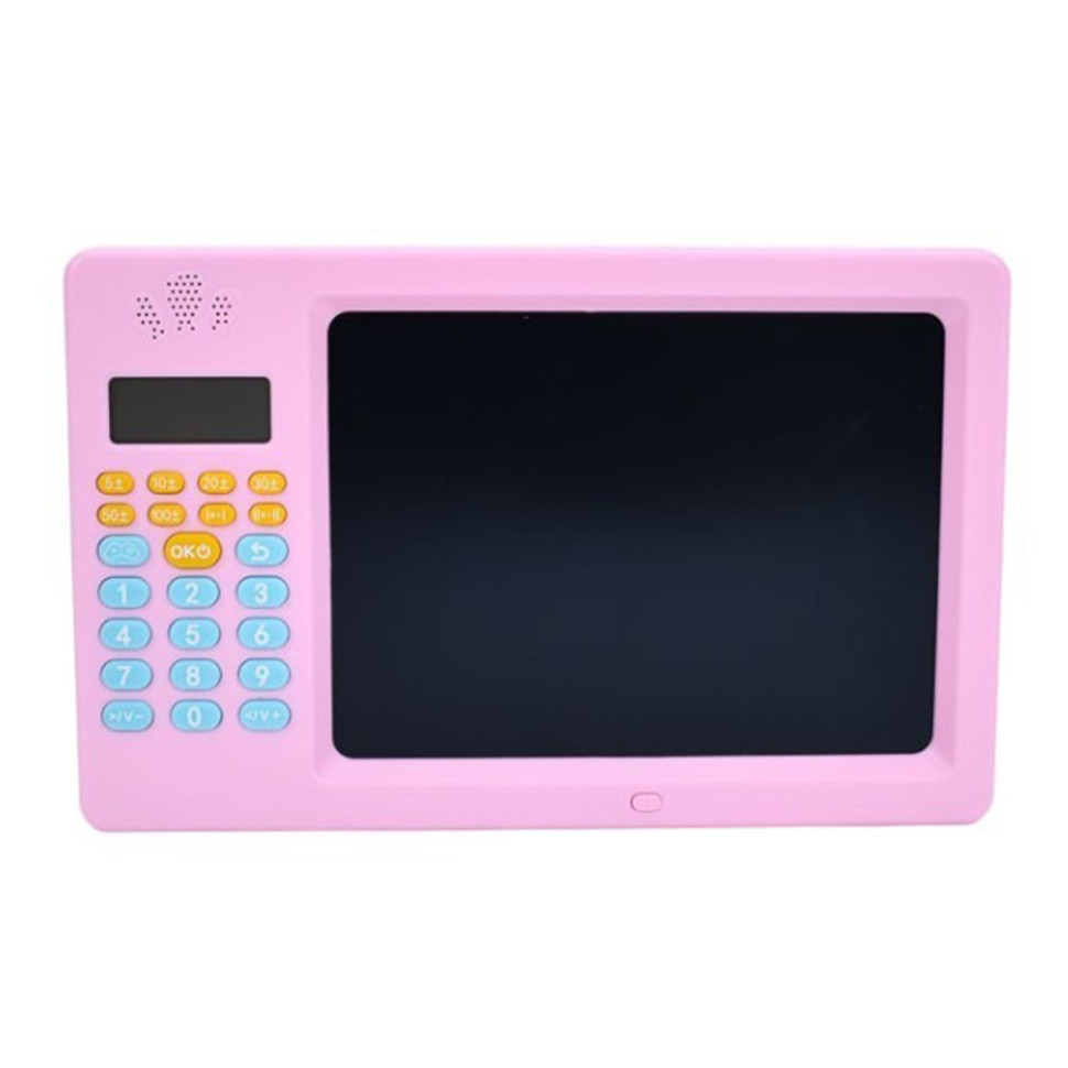 Калькулятор розвиваючий Bambi TD202373(Pink) з планшетом для малювання