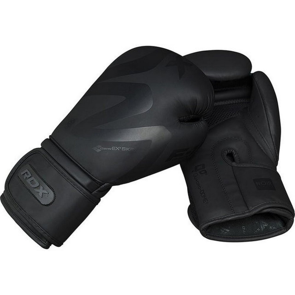 Боксерские перчатки F15 Noir Matte RDX Inc Limited BGR-F15MB-16oz, Black 16 унций (капа в комплекте)