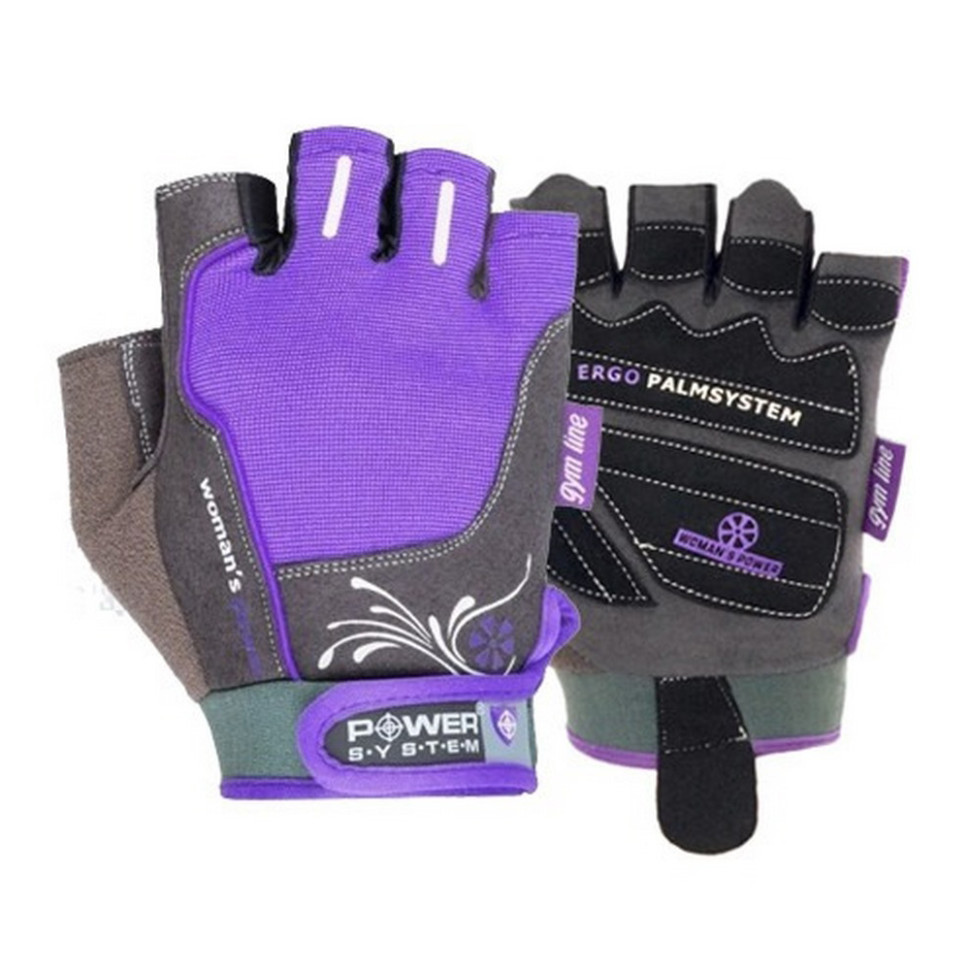 Перчатки для фитнеса Woman's Power Power System PS-2570_XS_Purple, XS 20 см
