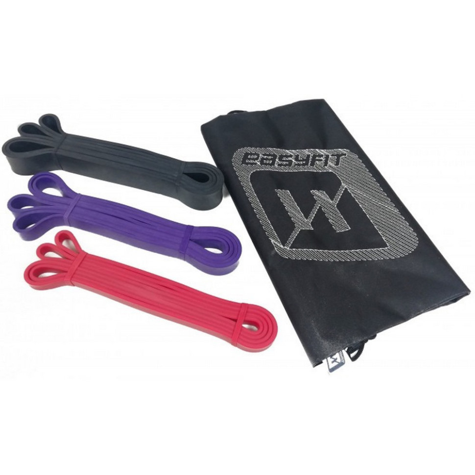 Набор резиновых петлей EasyFit EF-0245, 2-45 кг 3 шт