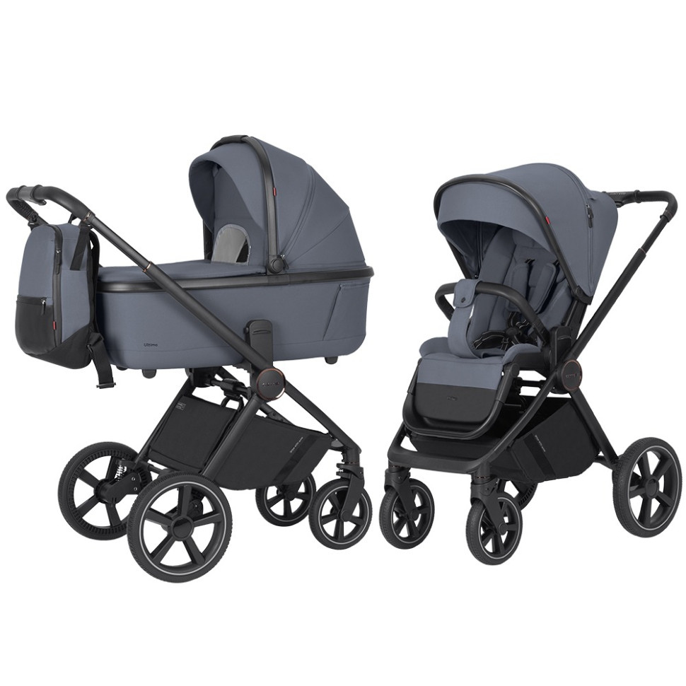 Детская универсальная коляска 2 в 1 Ultimo Carrello CRL-6528 Cool Grey 