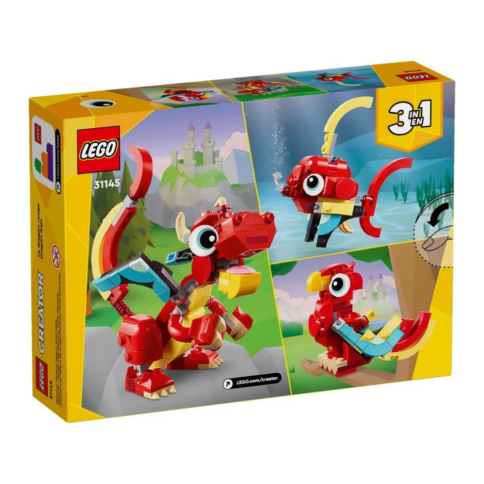 Конструктор Червоний Дракон LEGO 31145, 149 деталей
