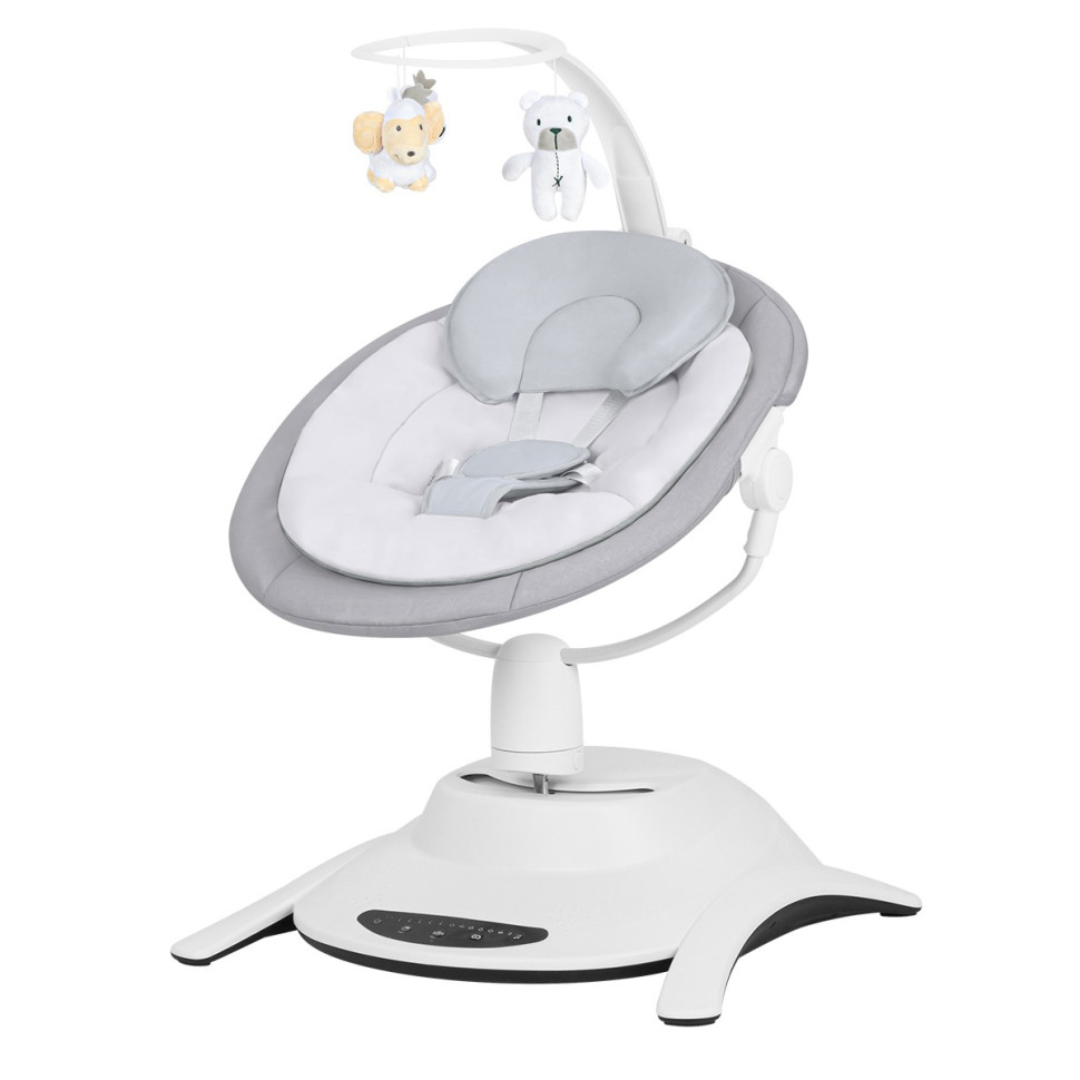 Дитяча люлька-гойдалка Adora Carrello CRL-10305 Ice Grey, до 15 кг