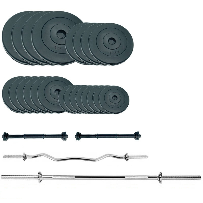 Набор штанг + гантели Gym Set 2 Rock Pro Newt NE-PL-SET2-100, 100 кг