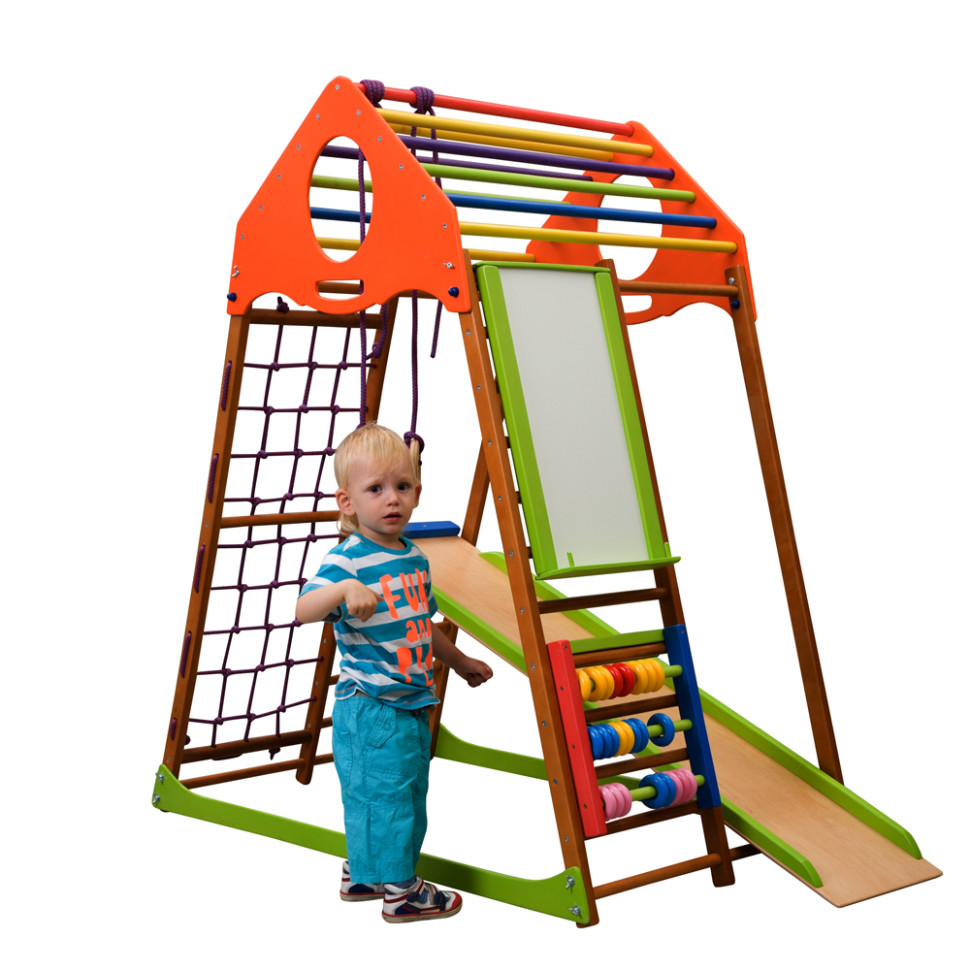 Дитячий спортивний комплекс SportBaby KindWood Plus для дому