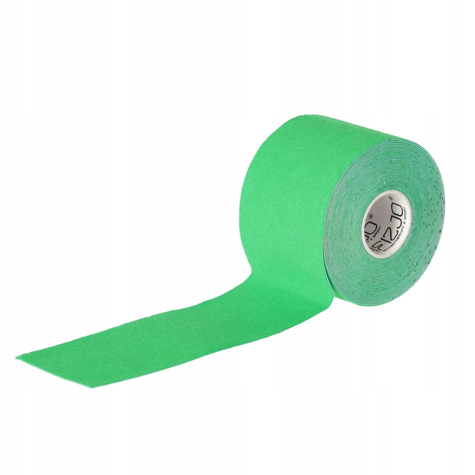 Лента кинезиологическая (кинезио тейп) 4FIZJO 4FJ0543 Green 5 см 5 м