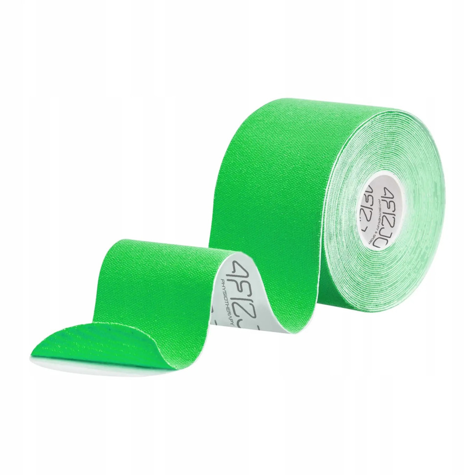 Лента кинезиологическая (кинезио тейп) 4FIZJO 4FJ0543 Green 5 см 5 м