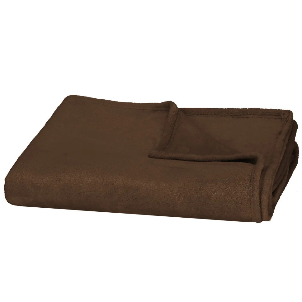 Плед-покрывало Luxurious Blanket Springos HA7208 коричневый 200x220 см