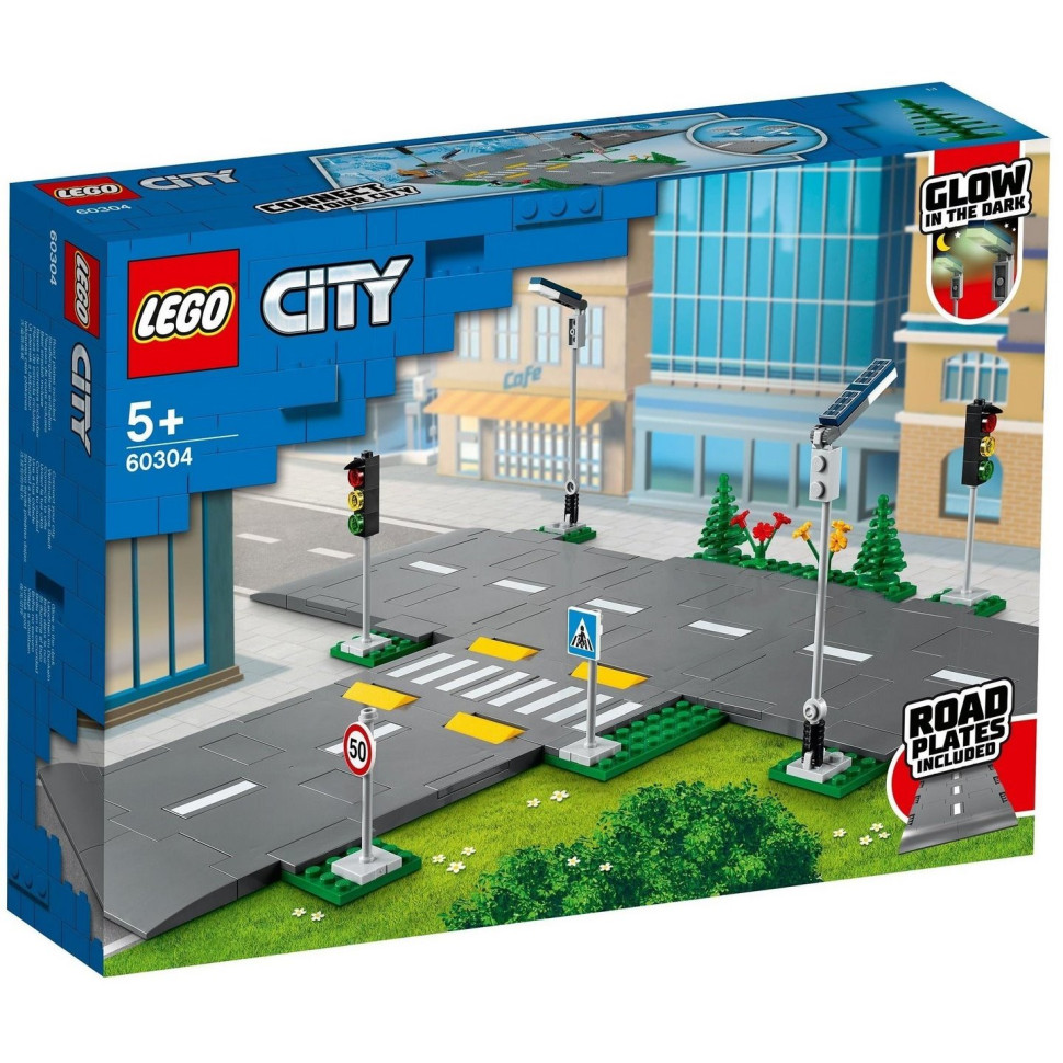 Конструктор LEGO City Town Перекрёсток 60304
