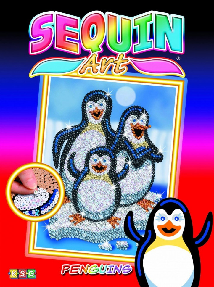 Набор для творчества Sequin Art RED Pepino Penguins SA1503
