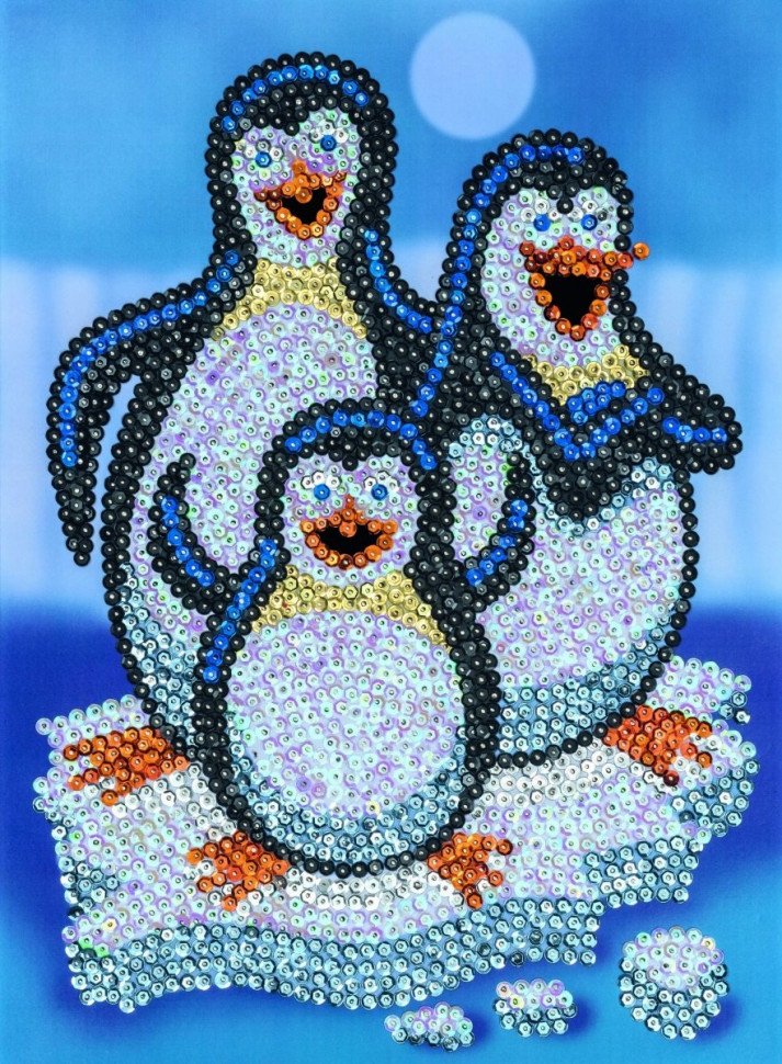 Набор для творчества Sequin Art RED Pepino Penguins SA1503