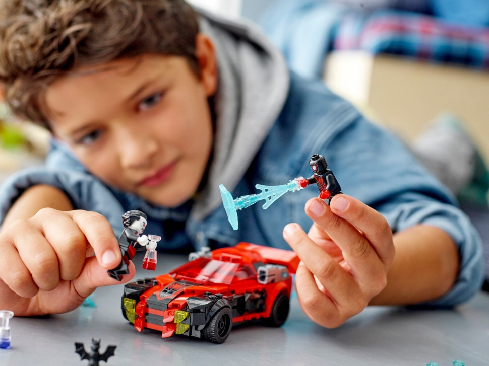 Конструктор LEGO Super Heroes Майлз Моралес против Морбиуса 76244