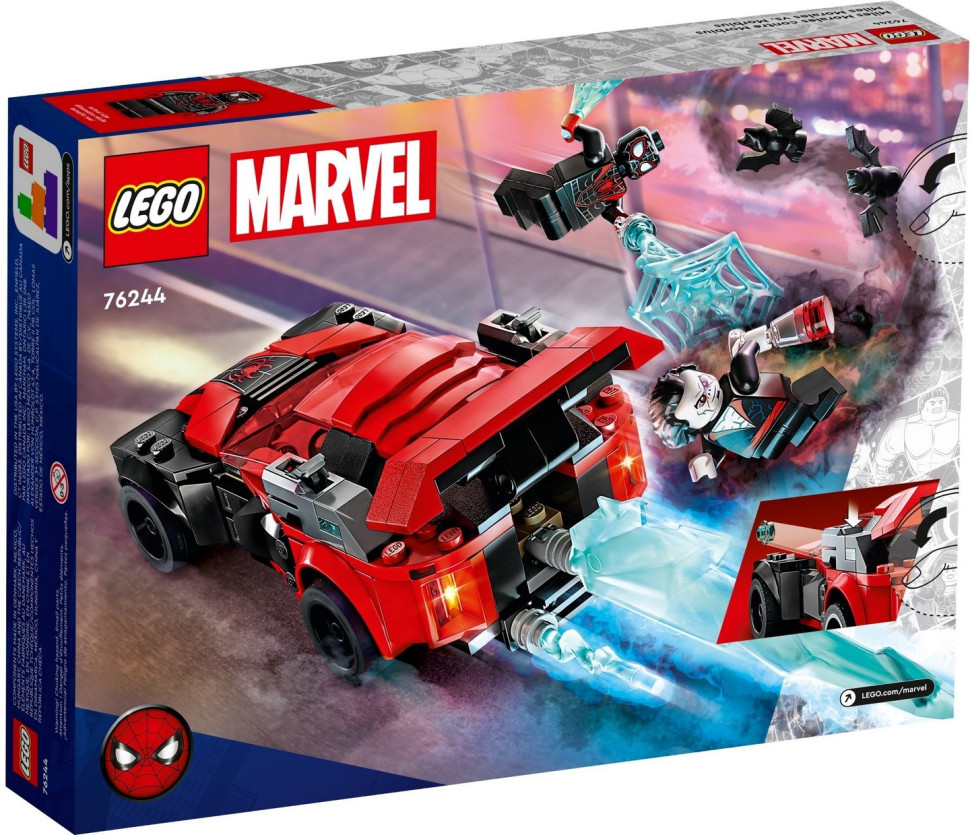 Конструктор LEGO Super Heroes Майлз Моралес против Морбиуса 76244