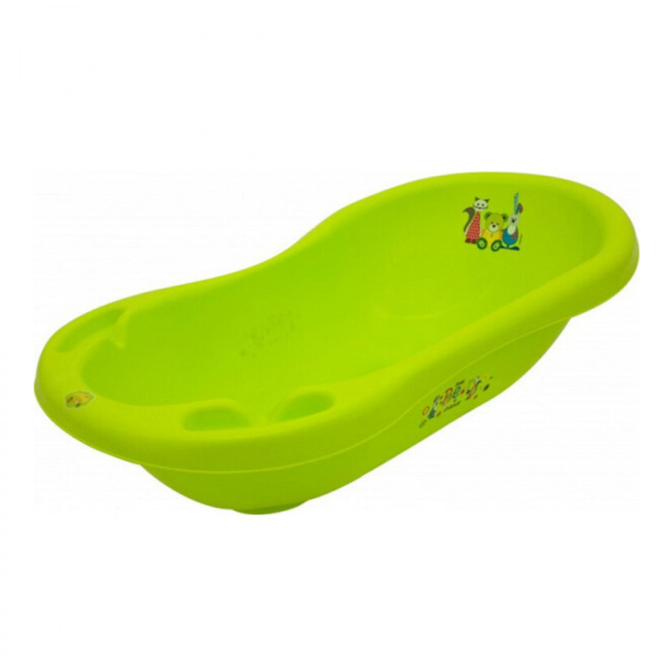 Ванночка для дітей Bear&Friends Maltex 5382_50 зі зливом та антиковзним килимком