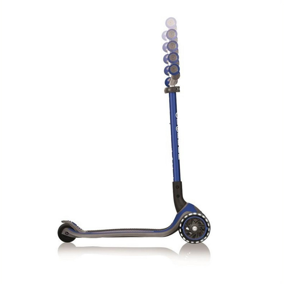 Самокат детский MASTER LIGHTS GLOBBER 662-100-2 синий, колеса с подсветкой