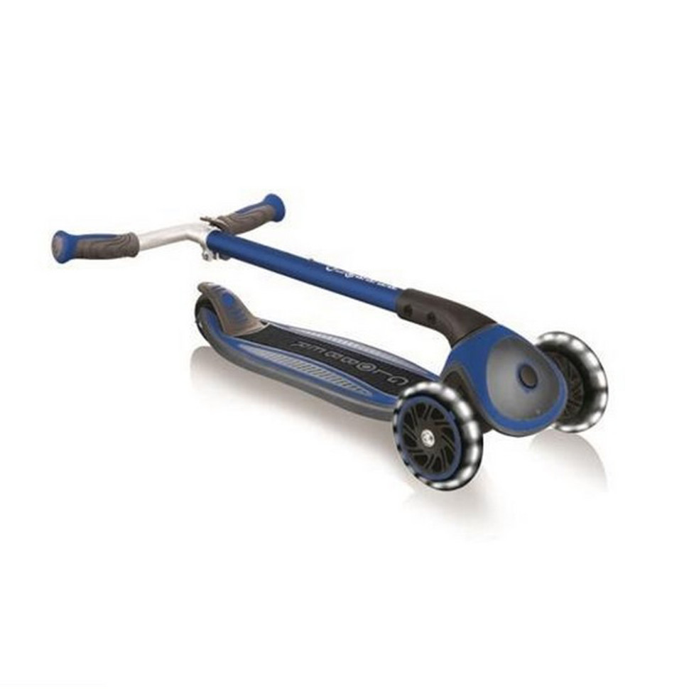 Самокат детский MASTER LIGHTS GLOBBER 662-100-2 синий, колеса с подсветкой