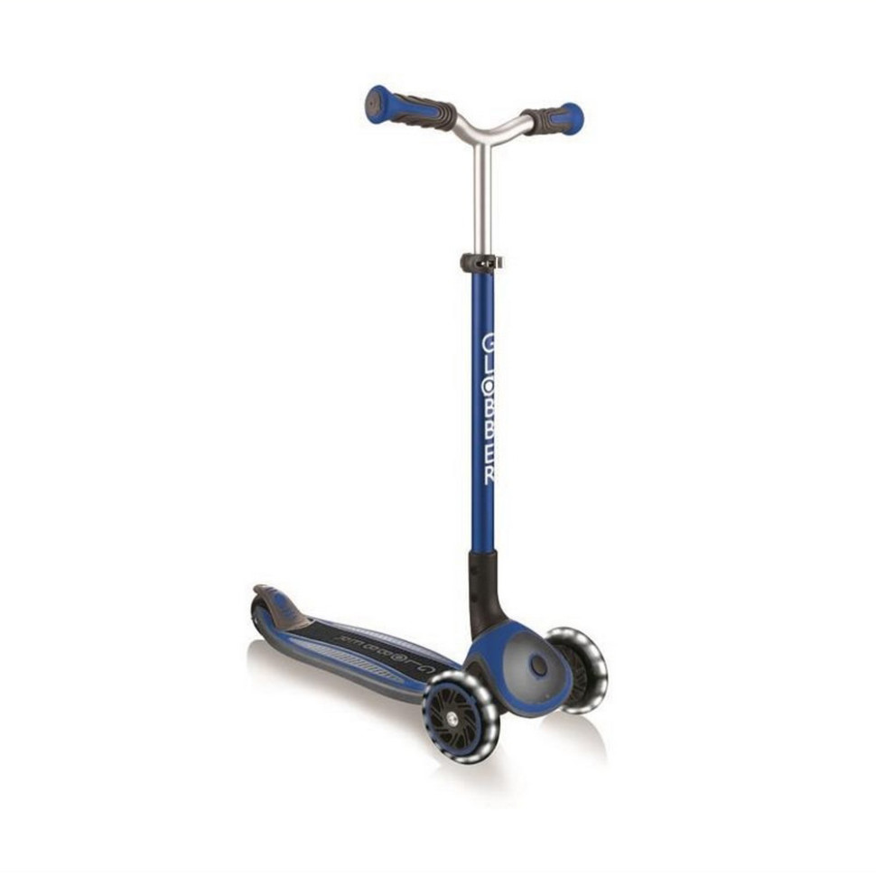 Самокат детский MASTER LIGHTS GLOBBER 662-100-2 синий, колеса с подсветкой