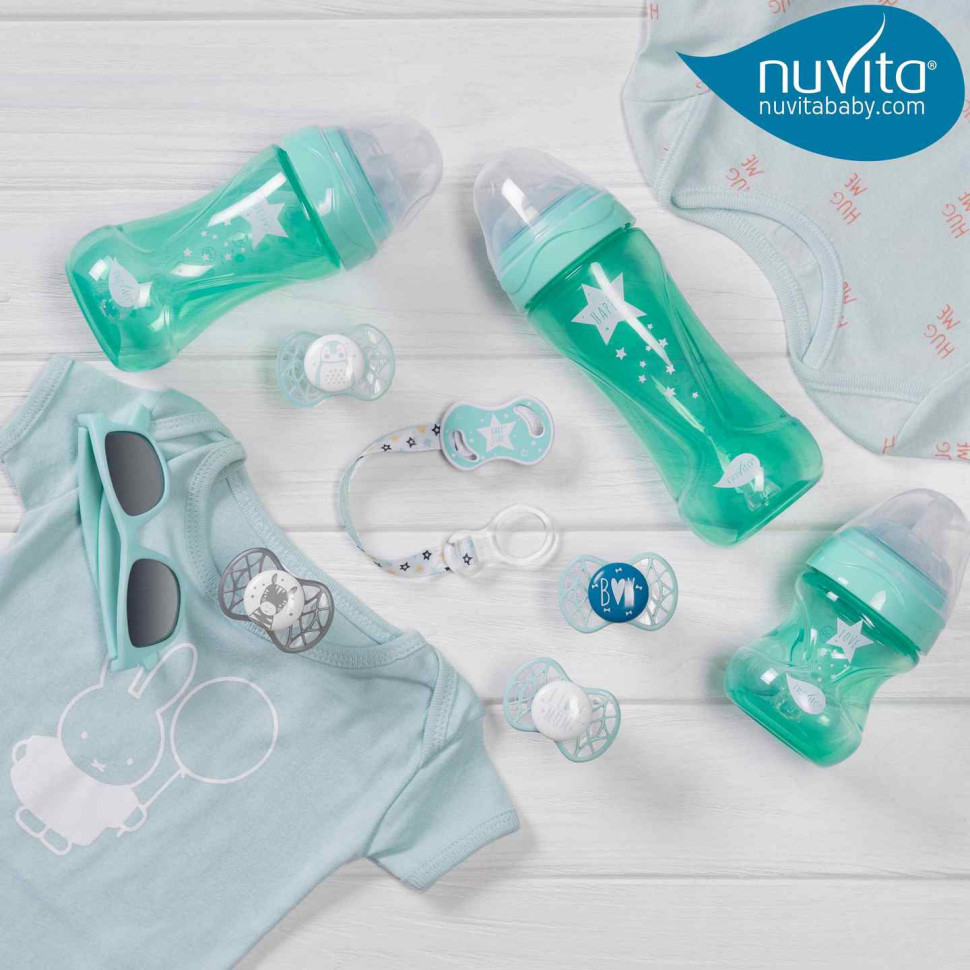 Пустышка Nuvita 7064 Air55 Cool ортодонтическая 0m+ 