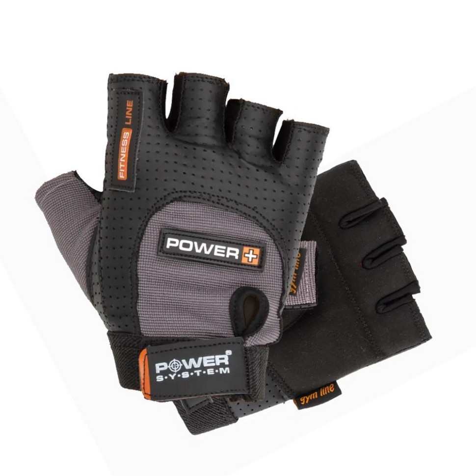 Рукавички для фітнесу Power Plus Power System PS-2500_XL_Black-grey, XL