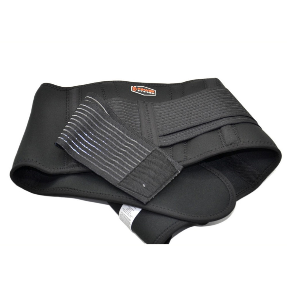 Пояс-корсет для поддержки спины Power System PS-6014_S/M_Black, S/M