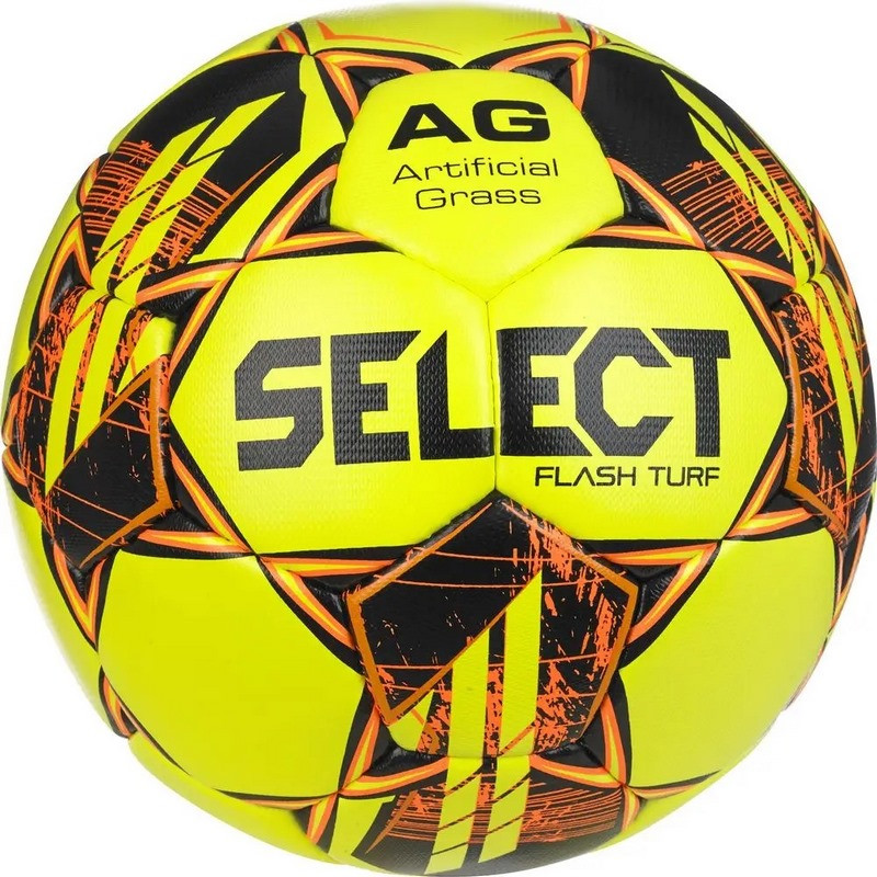 М'яч футбольний FLASH TURF v23 Select 057407-390 жовто-помаранчевий № 5