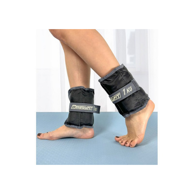Утяжелители для ног и рук EasyFit EF-WHT-1, 1 кг (пара)