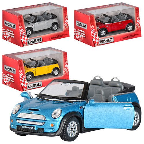 Машинка інерційна Kinsmart KT5089W Mini Cooper S