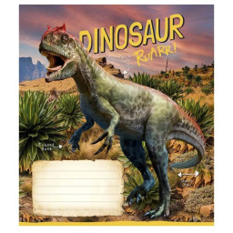 Тетрадь ученическая "Jurassic world" Школярик 018-3310K-4 в клетку, 18 листов