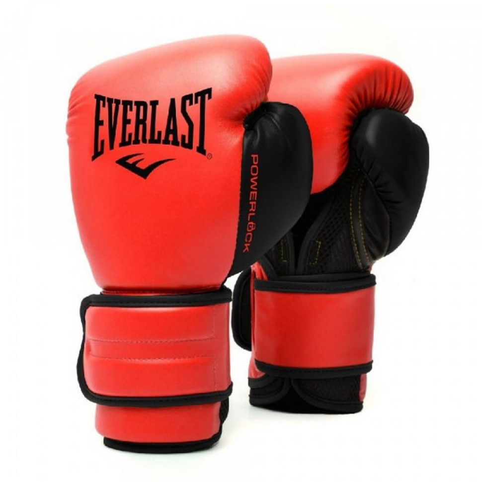 Боксерские перчатки POWERLOCK TRAINING GLOVES Everlast 870340-70-4 красный 10 унций