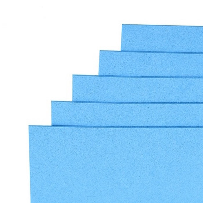 Фоаміран для творчості А4 Bambi 15A4-7035 синій 1,5 мм, 10 аркушів